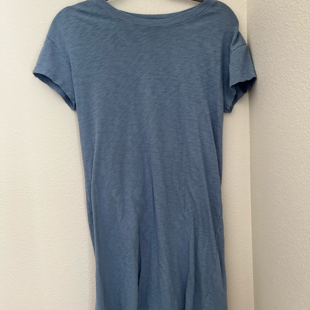 Blue t-shirt dress. Size small.